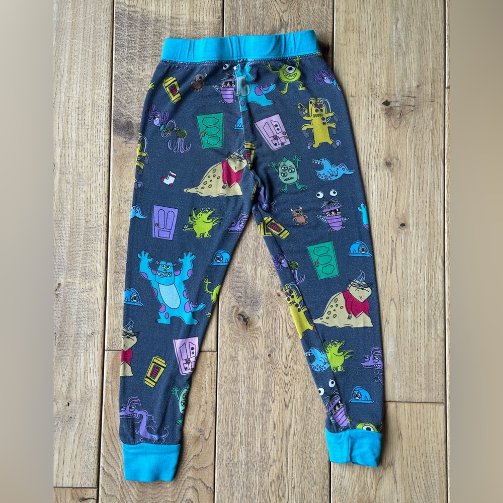 Little Sleepies Disney Bamboo Monsters Inc. Pajama Pants size 12-18 Months - Picture 5 of 5
